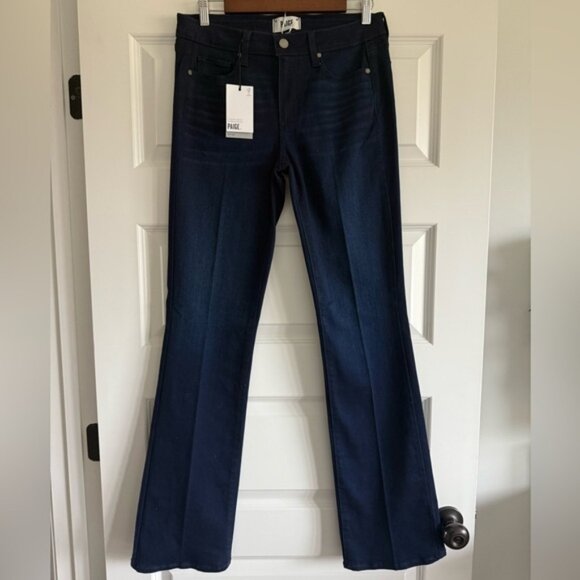 PAIGE Manhattan Bootcut Jeans NWT w/ Flaw - Picture 1 of 14